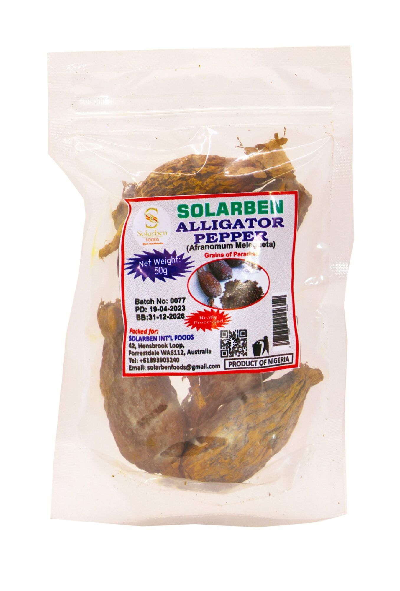 Alligator Pepper 50g