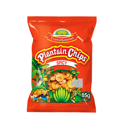 TG Spicy Plantain chips 85g